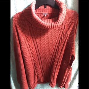 Burnt orange sweater